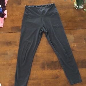Navy/grey crop leggings